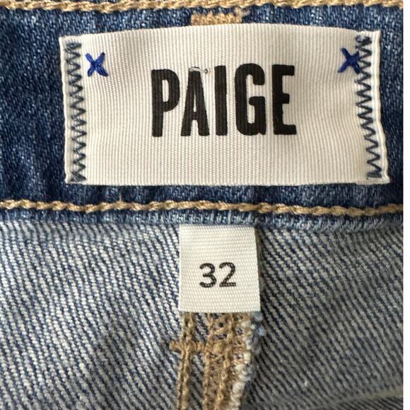 Paige Jimmy Jimmy Short in APPA Cuffed Cut Off Denim Size 32 - Picture 9 of 12